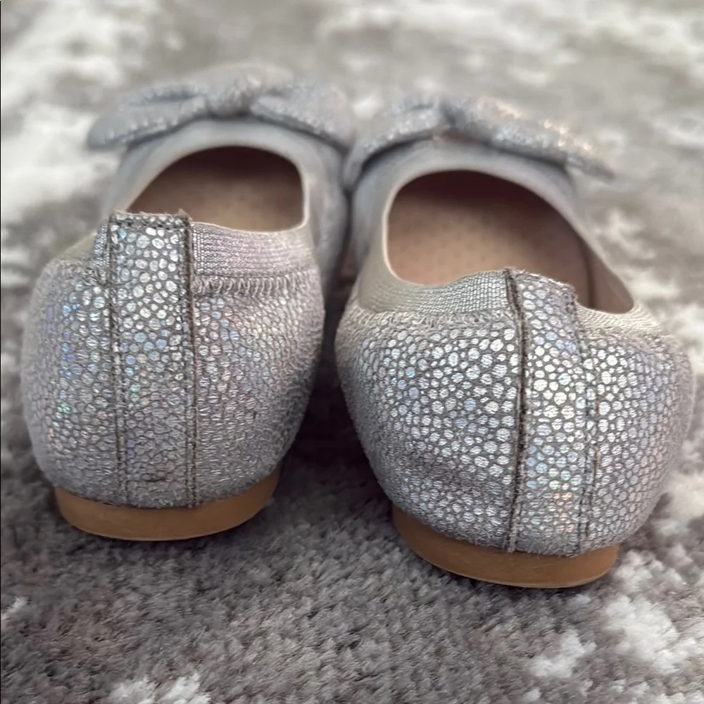 Nordstrom Rack Remma Bow Shimmer Ballet Flats Shoes